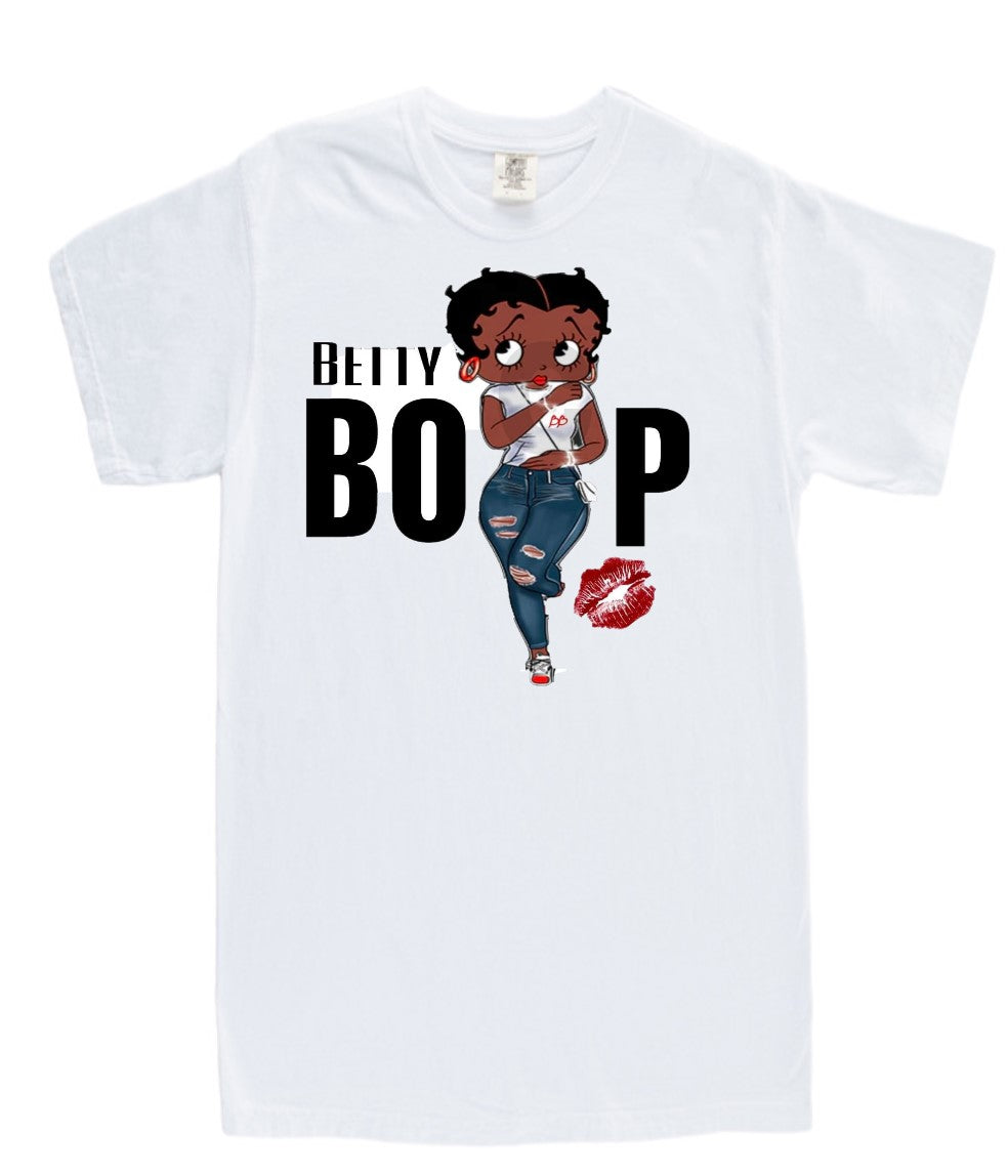 Betty Boop with a Kiss Tshirt