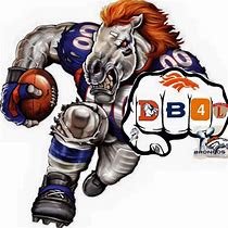 D. Broncos Waterproof Vinyl Stickers