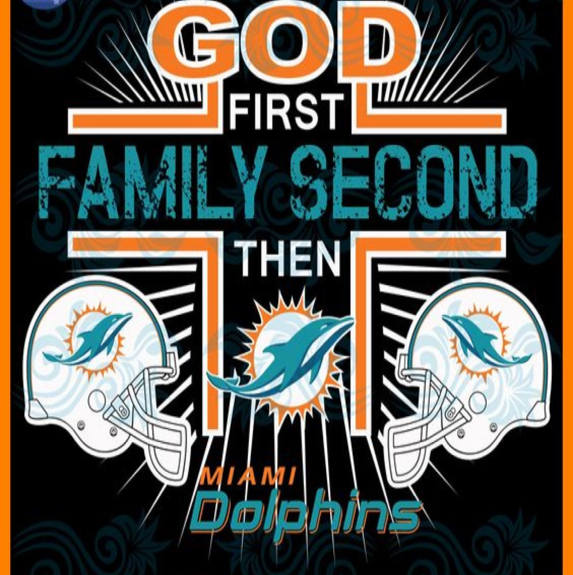 Miami Dolphins DTF Print