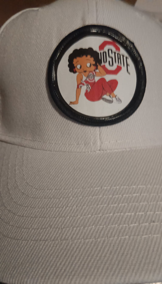 Betty Boop & The Ohio State University Unisex Adjustable Baseball Cap for Adults/ Teens