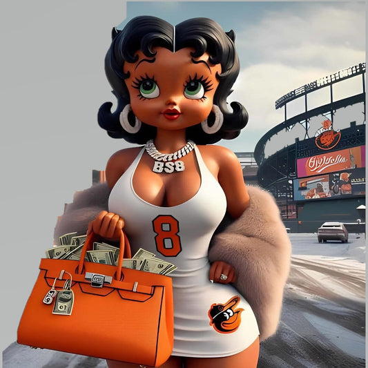 Betty Boop for Baltimore Orioles T-shirt