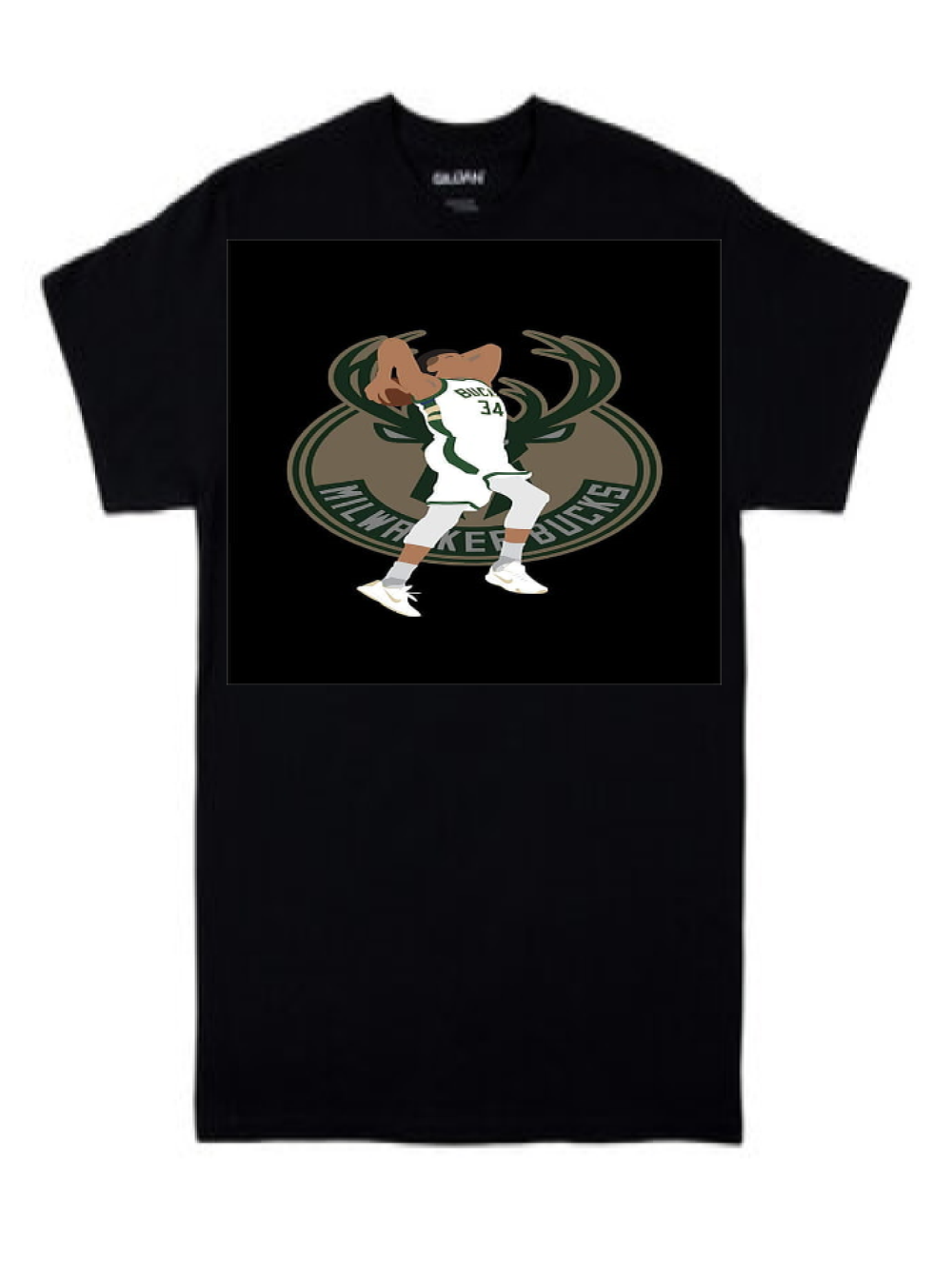 M. Bucks Basketball Adult & Youth T-shirts