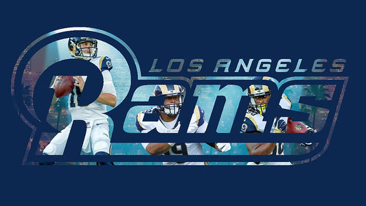 L A Rams Vinyl Print