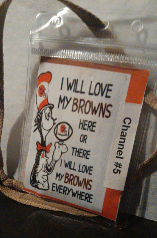 I Will Love My Browns Car Air Freshener