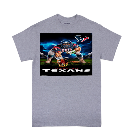 H. Texans Football Adult & Youth T-shirts