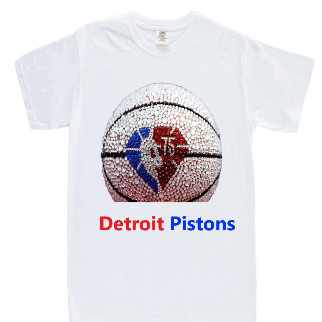 D. Pistons Basketball Adult & Youth T-shirts